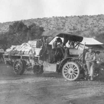 Supply wagon, 3C Camp, Oracle, Arizona