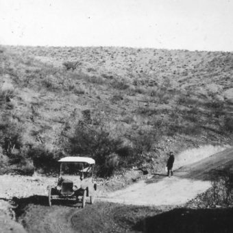 The road to the 3C Camp in Oracle, Arizona.